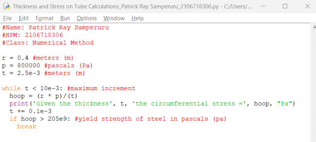 Thickness and Stress on Tube Calculations Patrick Ray Samperuru.png