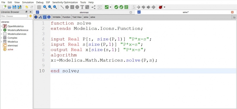 coding pada function